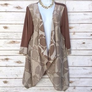 Aster Firmiana Hi-Lo Textured Lagenlook Topper